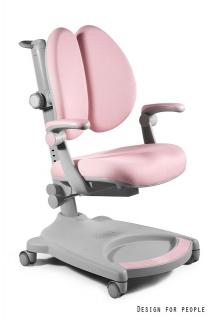 Scaun de birou ergonomic pentru copii TEDY roz