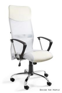 Scaun de birou ergonomic VIPERS alb