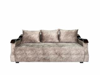 Canapea Extensibila Dana, 220x100x75 Cm, Velvet Crem