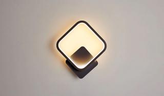 Aplica perete Led NEW Square Design Neagra