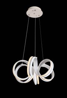 Lustra LED Curly Design Suspendata lumina rece-calda selectabila