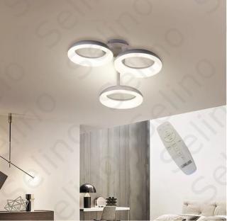 Lustra LED Elvira Circle Design SLC cu telecomanda, Lumina calda neutra rece si intensitate reglabila