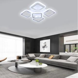 Lustra LED Square Design Acril Ext 4+1 SLC