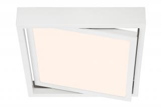 Plafoniera led alba patrata orientabila lumina neutra 16w 1530lm