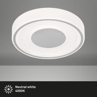 Plafoniera led gri mat rotunda lumina neutra 18w 1950lm