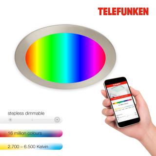 Spot Led incastrat Smart cu WIFI cu aplicatie IOS si Android, Lumina Calda  Neutra  Rece si 16 mil culori RGB