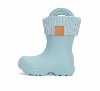 Cizme Sea Green de Ploaie cu Manere si Ciorapel Detasabil, DD Step