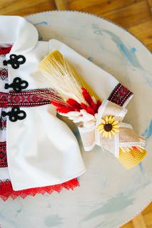Costum Traditional Fete cu Palton, TinTin Shop