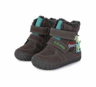 Ghete Imblanite Primii Pasi, Water Repellent, Gray Dino D.D. Step