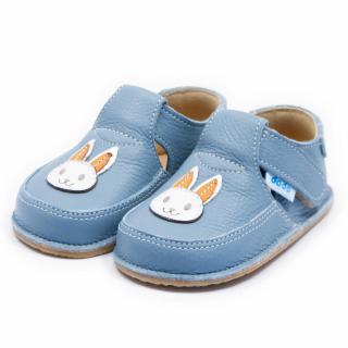 Pantofi Baieti Primii Pasi Baby Blue simplu, Dodo Shoes