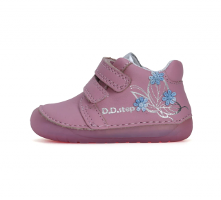 Pantofi Copii Primii Pasi, Barefoot, Purple, DDStep