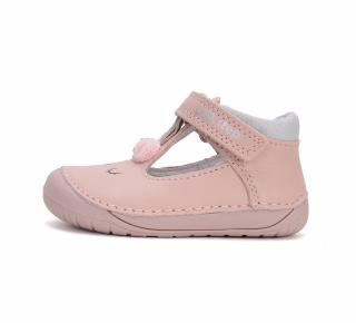 Pantofi Deschisi pentru Primii Pasi, Barefoot, Roz, D.D. Step