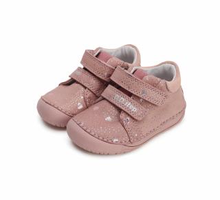 Pantofi Primii Pasi, Barefoot, Sparkle Pink,  DD Step