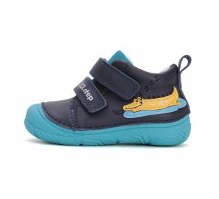 Pantofi Primii Pasi, Blue Croco DD Step