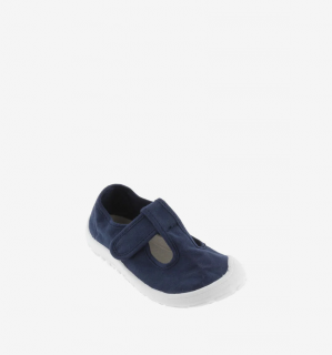 Sandale Barefoot Marino din Bumbac Organic, Victoria