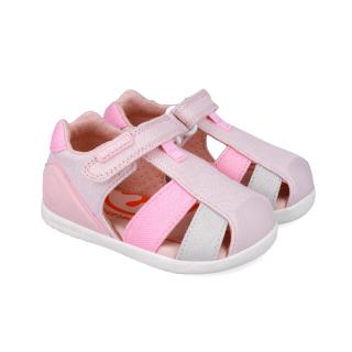 Sandale Primii Pasi Calapod Lat 252192-B032 Lurex Rosa, Biomecanics Biogateo Wider
