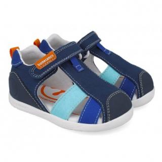 Sandale Primii Pasi Calapod Lat 252198-A089 Azul Marino, Biomecanics Biogateo Wider