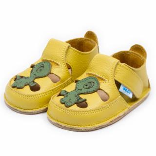 Sandale Primii Pasi Galbene Dino, Dodo Shoes