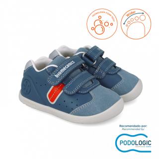 Sneaker Biomecanics 252162-A556, Azul Biogateo Wider