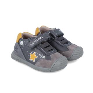 Sneaker Primii Pasi pentru Baieti, Biomecanics 241129-B083 Antracita