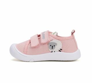 Tenisi Primii Pasi din Panza Hidrofoba Pink Behehe, DD Step
