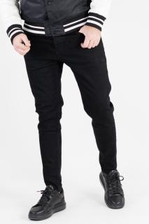 Blugi simpli negri slim fit