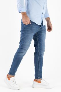 Blugi skinny fit pentru barbati - Albastru Denim