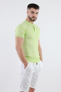 Bluza barbati cu maneca scurta verde neon