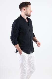 Camasa barbati din in neagra