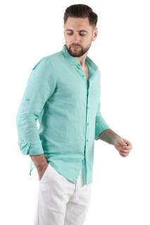 Camasa verde aqua barbati din in