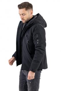 Geaca barbati pentru schi neagra