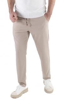 Pantaloni simpli bej casual