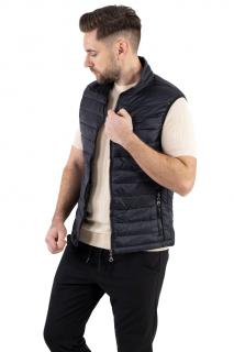 Vesta slim fit usoara neagra subtire