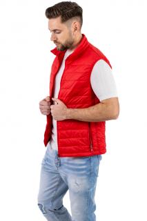 Vesta slim fit usoara rosie subtire
