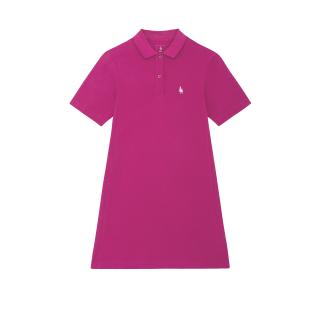 Rochie polo, logo brodat, 100% bumbac organic