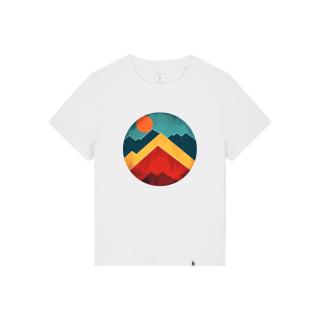 Tricou dama Abstract Mountains