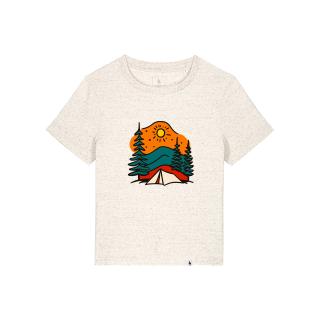 Tricou dama, Camping under the stars