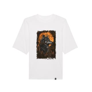 Tricou oversized unisex, Lunar Guardian