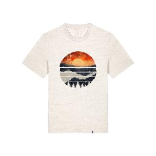 Tricou unisex Sunset over the mountains