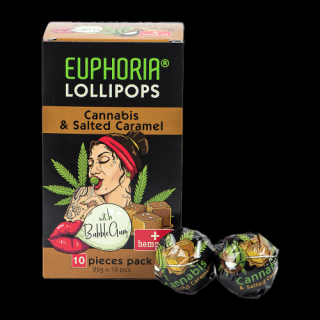 Acadele cu aroma de canabis, Euphoria, Salted Caramel, 1 buc