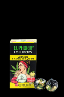 Acadele cu aroma de canabis, Euphoria, Vanilla Ice Cream, 1 buc