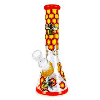 Bong sticla, Urban Crew, Bee Hive Pro Handcrafted, 25cm