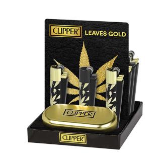Bricheta Clipper, metal, Gold Leaves