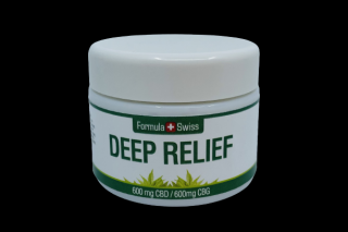 Crema CBD+CBG, Deep Relief Cream 600mg+600mg, 30ml