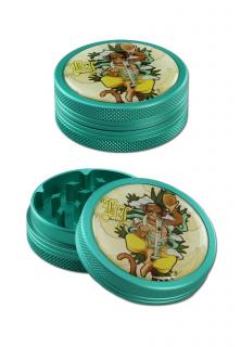 Grinder metalic  Black Leaf  Hanuman, 2 Parti, O50mm