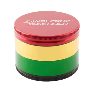 Grinder metalic  Santa Cruz  Rasta, Large, 4 Parti, O70mm