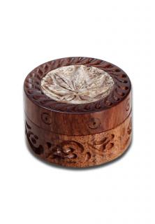 Grinder RoseWood  Leaf , 2 Parti, O35mm