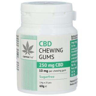 Guma de mestecat CBD, cannaline, 250mg, menta