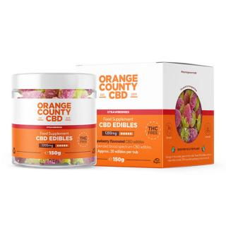 Jeleuri CBD, Orange County CBD, Capsuni, 1200mg