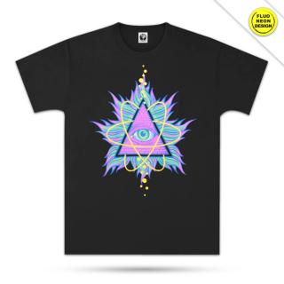 Tricou Fluorescent Masonic Eye